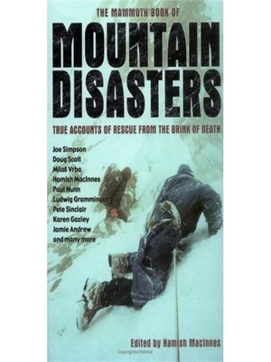 cover image of The Mammoth Book of Mountain Disasters